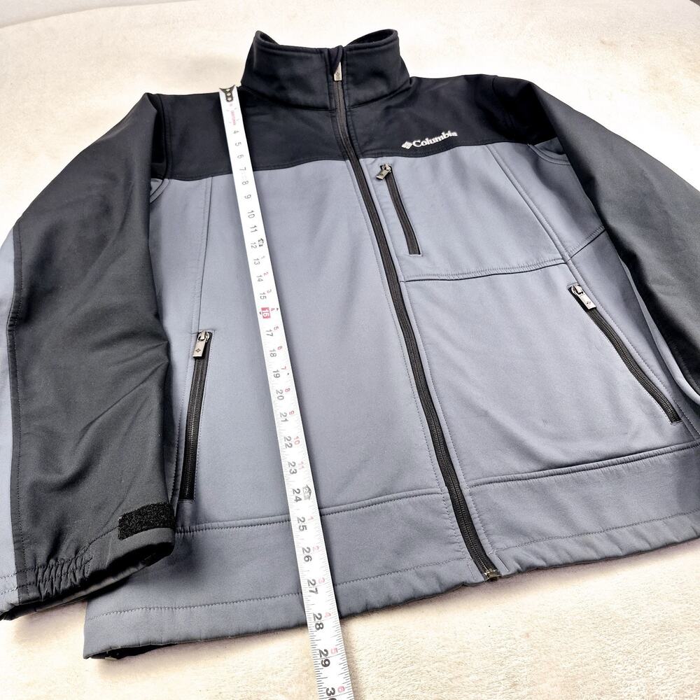 Columbia Men's Cruiser Valley Softshell Jacket Size Large Fleece-lined Defects - Picture 2 of 12